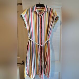 Style & Co Striped Dress Size XL